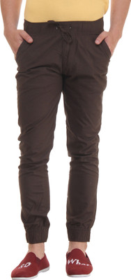 

Fifty Two Solid Men's Green Track Pants