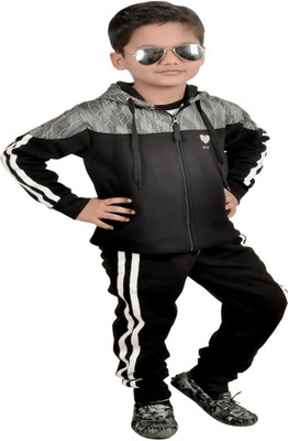 

GLANZ COMFORT WEAR Solid Boy's Track Suit, Multi color