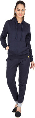 

Campus Sutra Solid Women's Track Suit, Blue