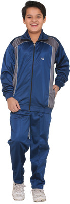 

Warm Up Embroidered Boy's Track Suit, Air force blue