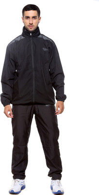 

Sports 52 Wear S52WTS Solid Men's Track Suit, Black grey