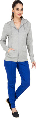 

Campus Sutra Solid Women's Track Suit, Blue