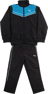 

Puma Solid Boy's Track Suit, Black-brilliant blue