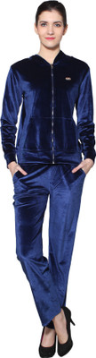 LGC Solid Women's Track Suit, Navy blue