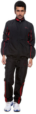 

Sports 52 Wear 1695 Solid Men's Track Suit, Black.red