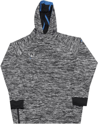 

ADIDAS Solid Boy's Track Top, Black/white/specific