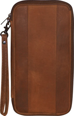 

Kan Leather Travel Document Holder/Cheque Book Holder for Men and Women(Tan)