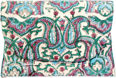 

Viniyog Hand Block Printed Cotton Cash Organizer(Multicolor)
