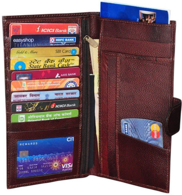 

Modish Unisex Document holder / Cheque Book Holder / Money Wallet Purse - Brown(Brown)
