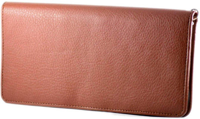 

Modish PU Leather Affordable Travel Wallet(Tan)