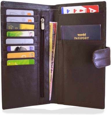 Arpera Travel Leather Passport Case Brown C11546-2(Brown)