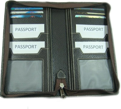 Essart Travel Document Holder(Brown)