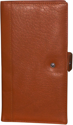 

Style 98 Men Tan Genuine Leather Money Clip(8 Card Slots)