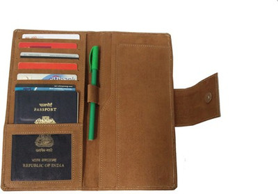 

Essart Travel Wallet(Brown)