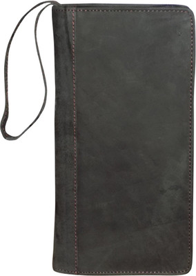 

Style 98 Men Black Genuine Leather Document Holder(10 Card Slots)