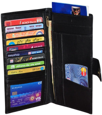 

Modish Unisex Document holder / Cheque Book Holder / Money Wallet Purse - Black(Black)