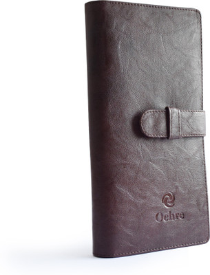 

Ochre Tan Document holder with Mobile Phone(Brown)