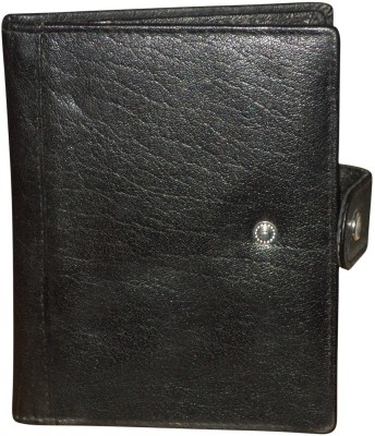 

Kan Premium Quality Leather Travel document Holder with 2 Passport Slots(Black)