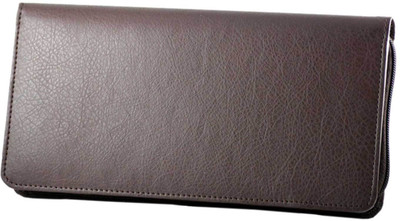 

Modish PU Leather Affordable Travel Wallet(Brown)