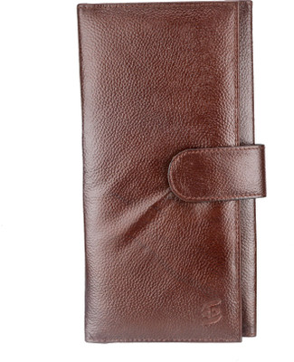 

Swiss Design Cheque Book Holder(Brown)
