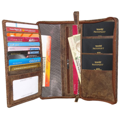 

Style 98 10 Card Holder(Set of 1, Brown)