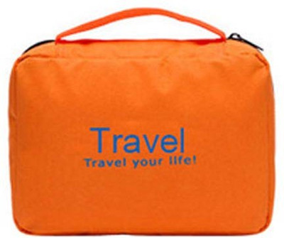 

Everyday Desire Travel Cosmetic Makeup Toiletry Case Hanging Bag - orange(Orange)
