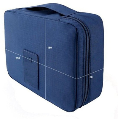 

ROYALDEAL Portable Waterproof Multi Pouch Travel Toiletry(Blue)