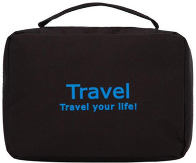 

Evana Toiletry Kit/folding Bag two Layer Unisex(Black)
