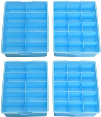 

Lifestyle-You 4 Pcs Innerwear Cum Drawer Organiser Dr26_b(Blue)