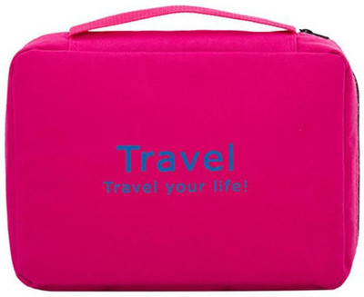 

Evana Toiletry Kit/folding Bag two Layer Unisex(Pink)
