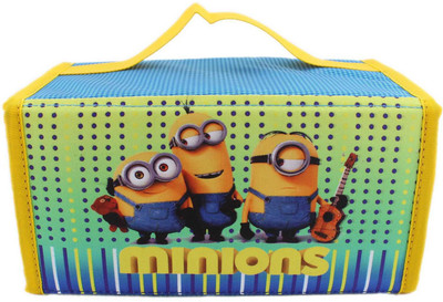 

Tootpado 4 in 1 Minion Cartoon Print Travel Utility Roller Zipper Pouch - Cosmetics, Medicine Organiser(Multicolor)