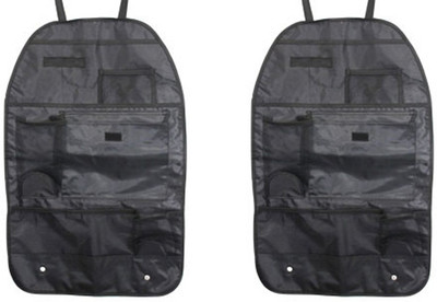 

Speed Car Back Seats Multi-functional Pockets Storage Organiser Set of 2(Black)
