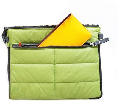 

Everything Imported High Quality Women Ladies Gadget Pockets Handbag Comestic Portable Expandable Tidy Purse Zipper(Grey)