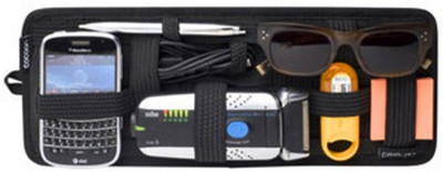 Divinext Imported Grid Pad Electronics Cosmetics Tool Bag Pouch ipad iphone Tablet it Accessories Non Slip Elastic Crisscrossing Straps Multicolor Div