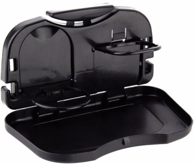 

Indianmarina Car Travel Dining Tray Meal Tray Food Cup Holder(Black)