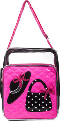 

Lill Pumpkins Pink Black Hat and Bag Tuition Bag(Pink)