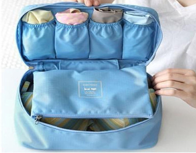 

PackNBuy Baby Clothes Lingerie Socks Ties Case Pouch Bag(Blue)