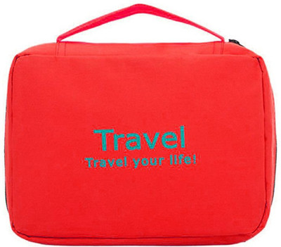 

Evana Toiletry Kit/folding Bag two Layer Unisex(Red)