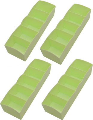 

Travel Mate Socks Organizer Pack of 4(Green)