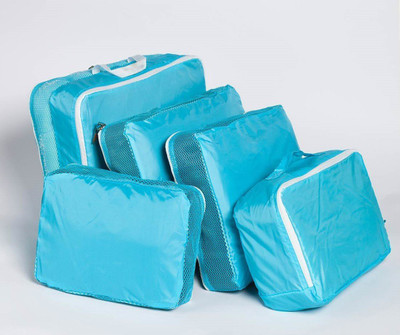 

Swadec BLUE 5 Bags in Bag Travel Luggage Combo Set(Blue)