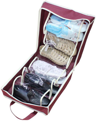 

CPEX Bed Organizer Bag Hold 6 Pair(Maroon)