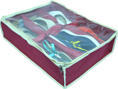 

Krio Designs Under the Bed with 6 Compartments(Maroon)