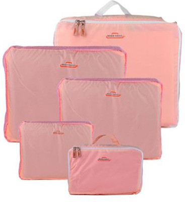 Swadec Set of 5 Lugguage(Pink)