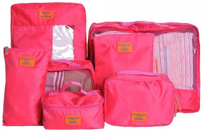 

Swadec Set of 7 PINK Luggage Set(Pink)