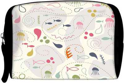 

Snoogg Cosmetic Pouch(Multicolor), Multcolor