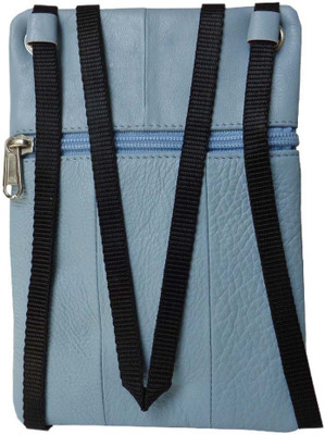 

Style 98 Women Casual Blue Genuine Leather Hand-held Bag
