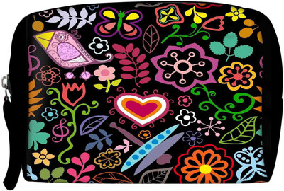 

Snoogg Cosmetic Pouch(Multicolor), Multcolor