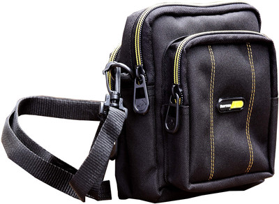 

Walletsnbags Digital Camera Pouch(Yellow, Black), Black- wp 6