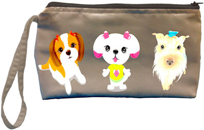 

ColorPlus Cosmetic Pouch(Grey, White)