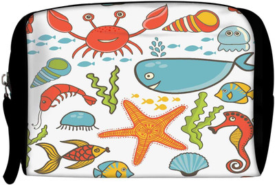 

Snoogg Cosmetic Pouch(Multicolor), Multcolor